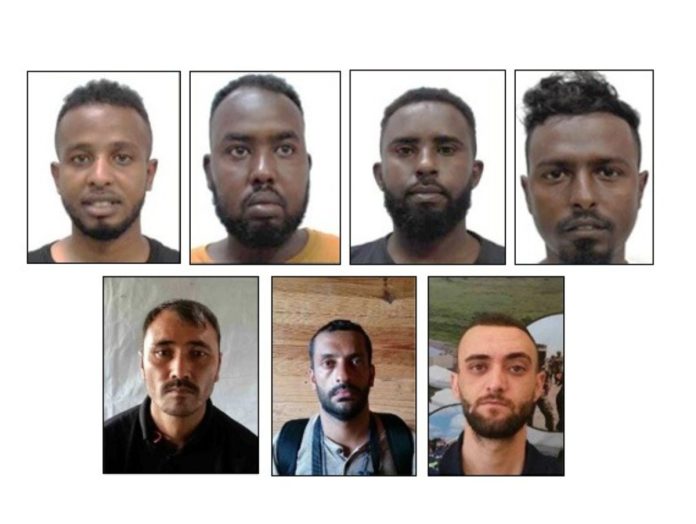 Terroristas identificados en su paso por la selva del Darién, en Panamá.
