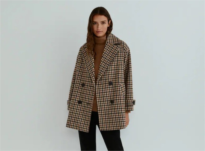 abrigo botones woman el corte ingles