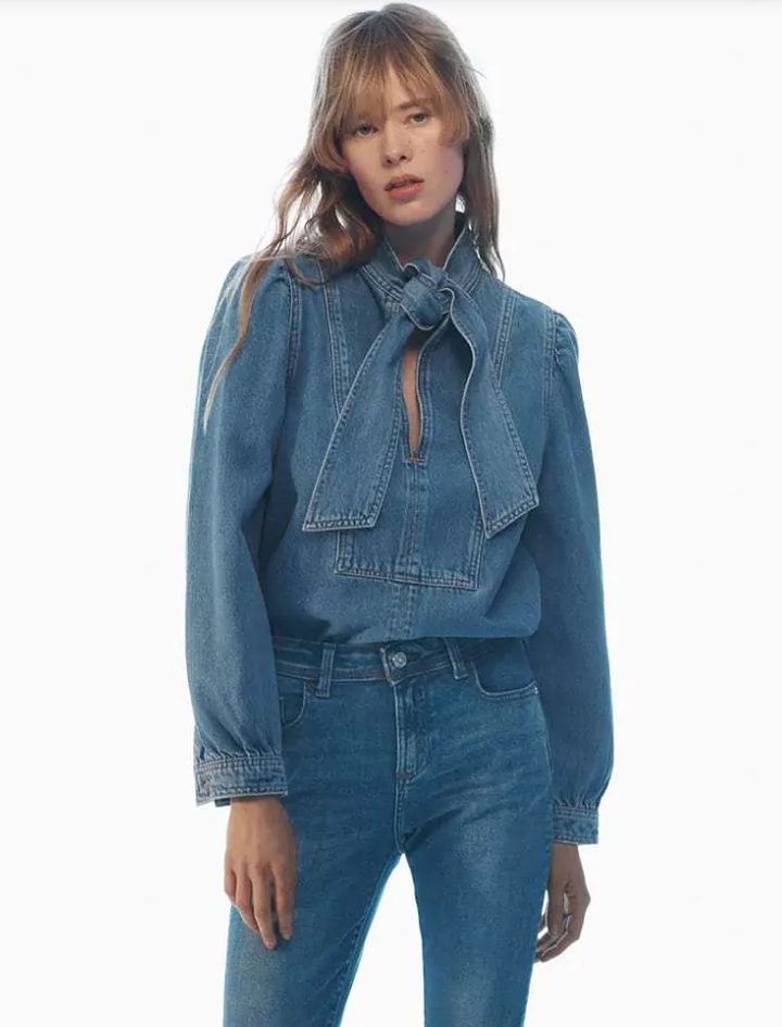 camisa denim prendas de zara que no estan a la venta