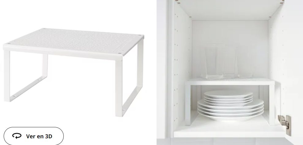 chollos de ikea estante blanco