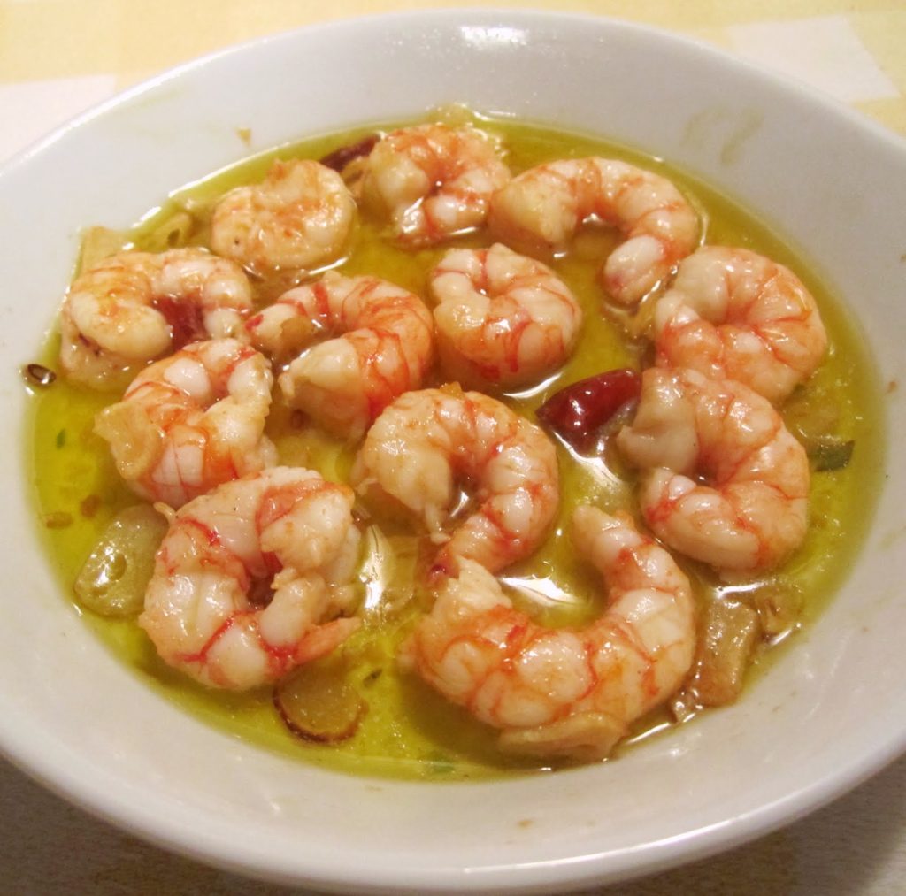 gambas al ajillo 2 Moncloa