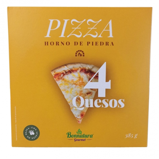 pizza 4 quesos bonnatura