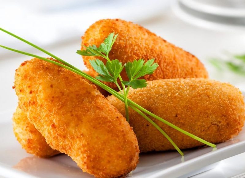 INGREDIENTES PARA PREPARAR CROQUETAS TRADICIONALES