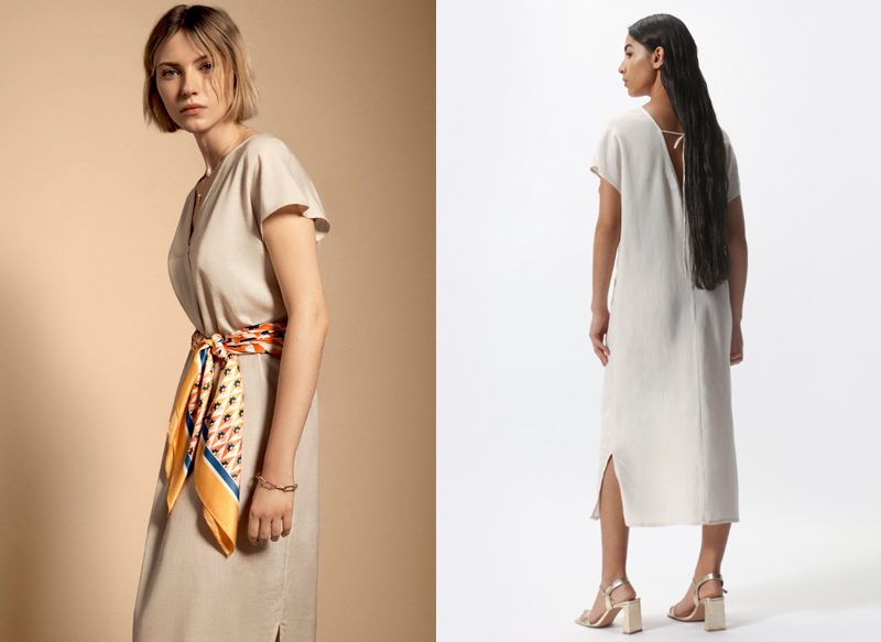VESTIDO FLUIDO DE LEFTIES