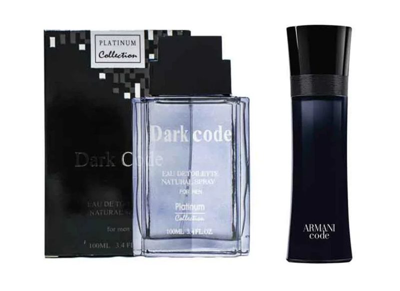 DARK CODE, EL PLAGIO DE ARMANI CODE