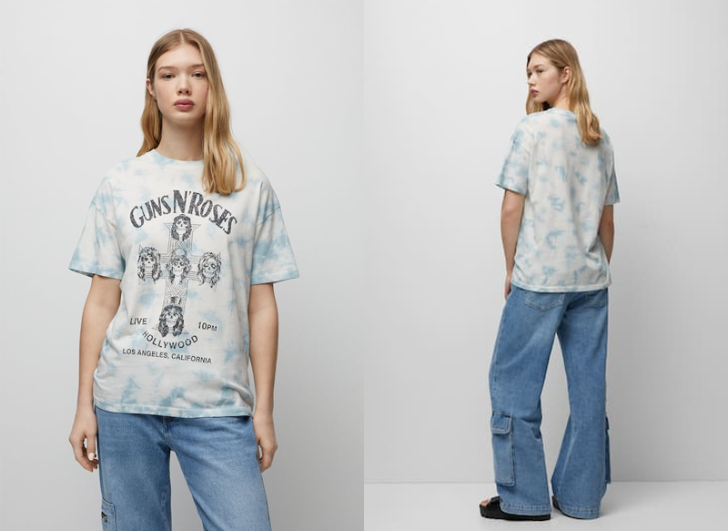 CAMISETA GUNS N'ROSES PRINT TIE DYE