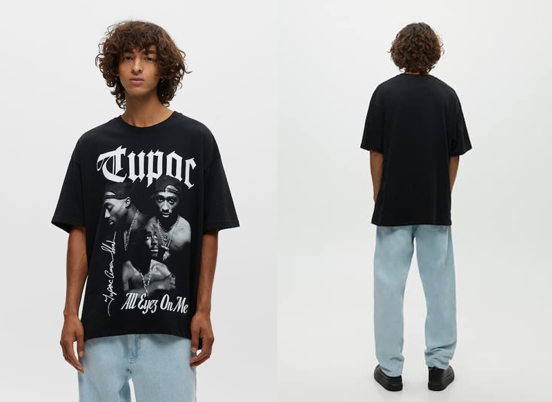 CAMISETA TUPAC ALL EYEZ ON ME DE PULL & BEAR