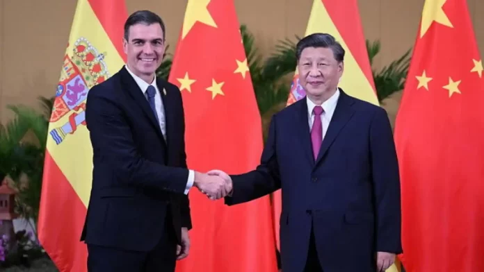 Xi Jinping Pedro Sánchez
