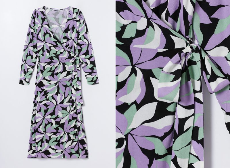 VESTIDO MIDI CRUZADO DE LEFTIES