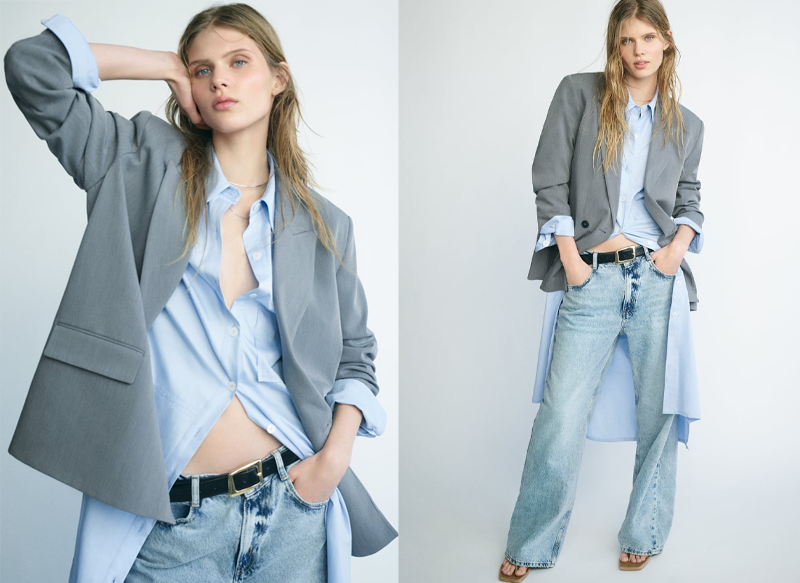 BLAZER CRUZADA OVERSIZE, UNA DE LAS BLAZERS DE ZARA MÁS VENDIDAS