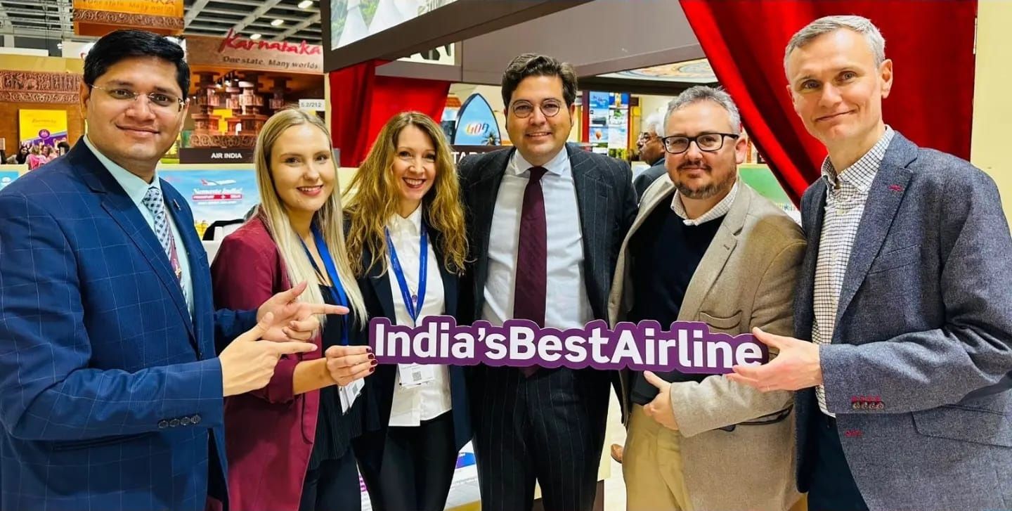 Antonio López Lázaro, CEO del Grupo Euroairlines anuncia la expansión a Asia 1 Moncloa Antonio Lpez Lzaro Guillermo Ignacio Rodriguez ITB Berlin Euroairlines Eurodistribution Moncloa