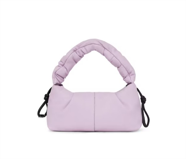 Bolso de hombro Soft mediano de piel en lila el corte ingles