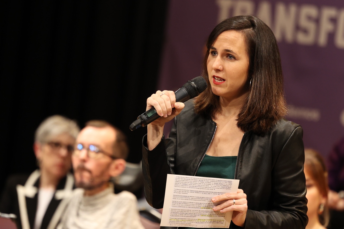 Ione Belarra, líder de Podemos e impulsora de la iniciativa de ponerle tope al precio de los alimentos.