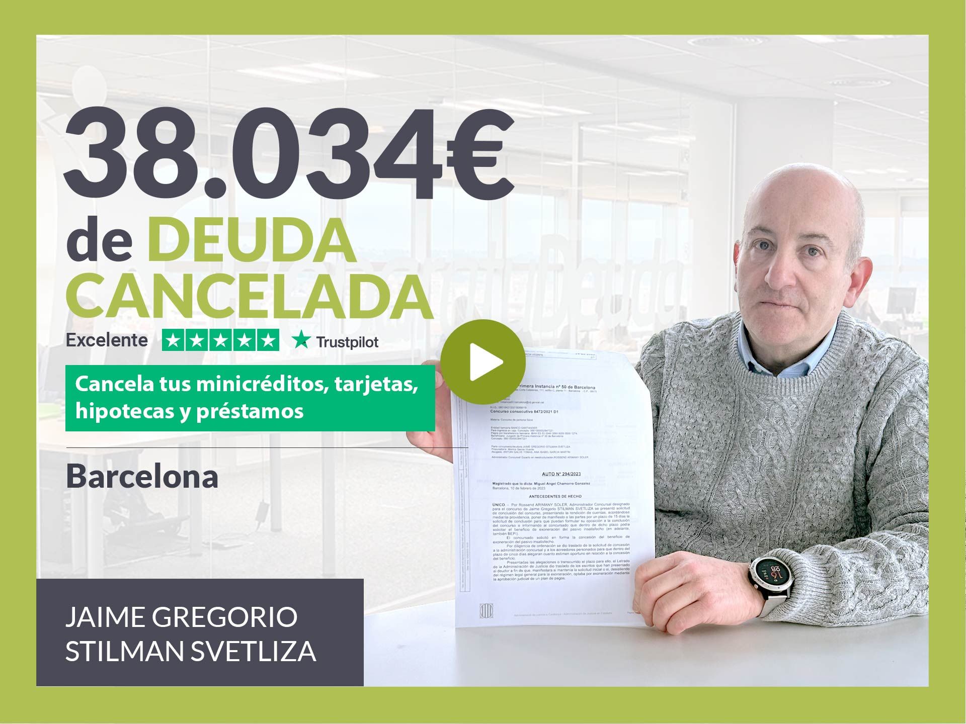 Repara tu Deuda Abogados cancela 38.034 € en Barcelona (Catalunya) con la Ley de Segunda Oportunidad 1 Moncloa Repara tu Deuda Abogados cancela 38.034 ? en Barcelona (Catalunya) con la Ley de Segunda Oportunidad
