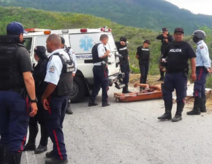 Imágenes de la policía venezolana en la escena del crimen del empresario Juan Manuel Barcia Rodríguez.