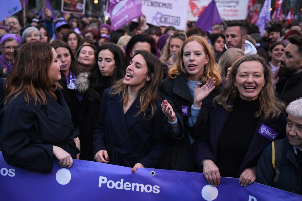 irene montero mani 1 Moncloa