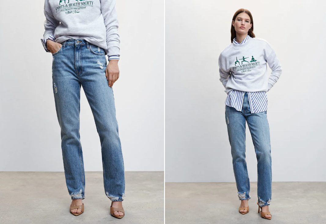 jeans rectos
