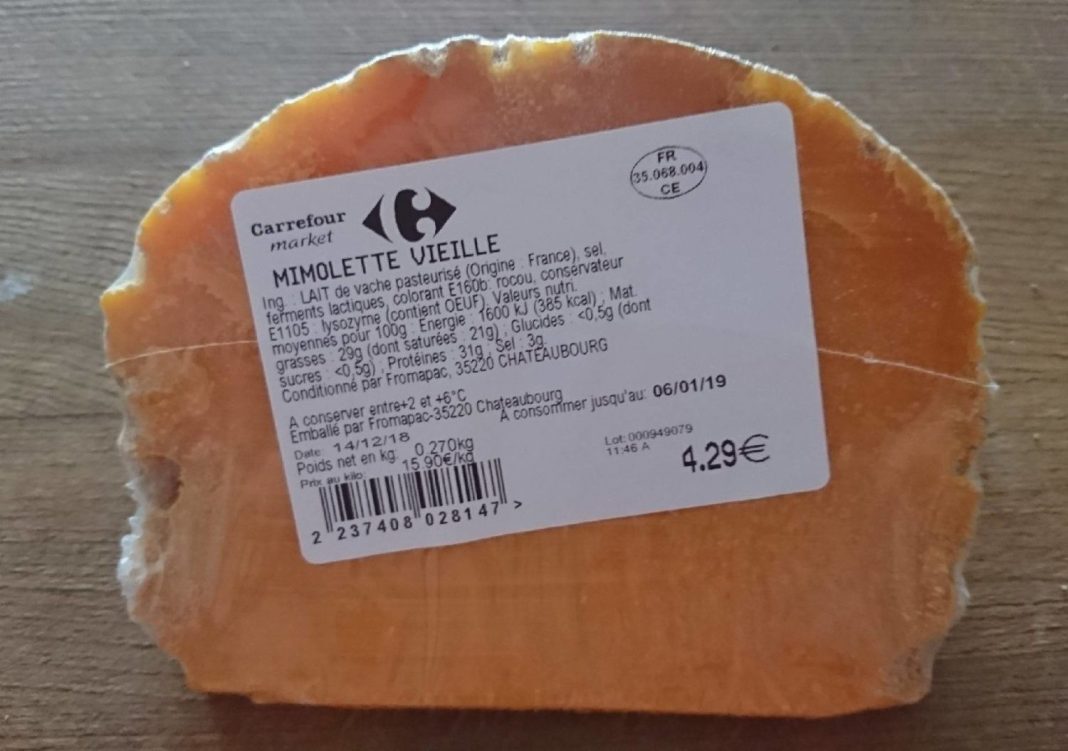 queso mimolette carrefour ocu