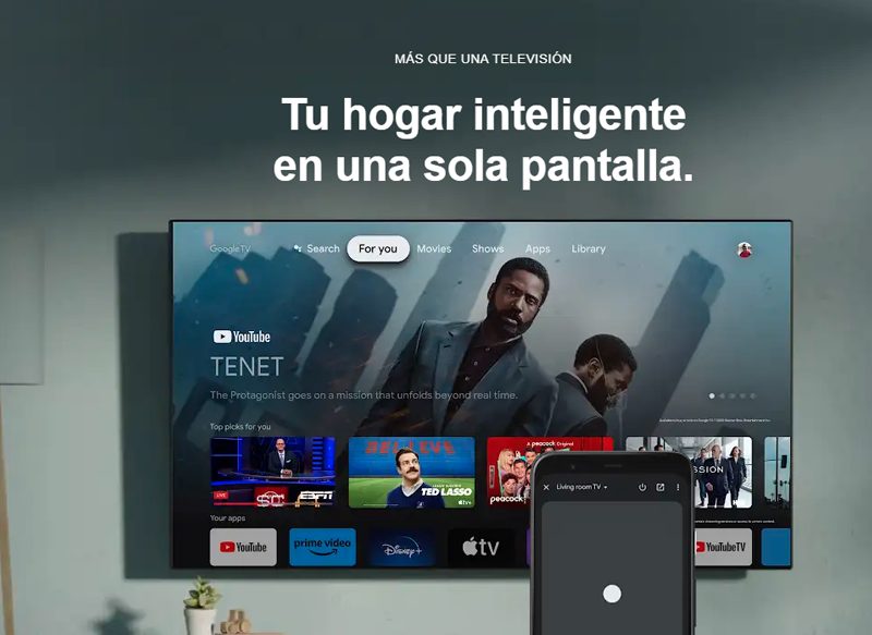 ¿POR QUÉ ELEGIR GOOGLE TV?