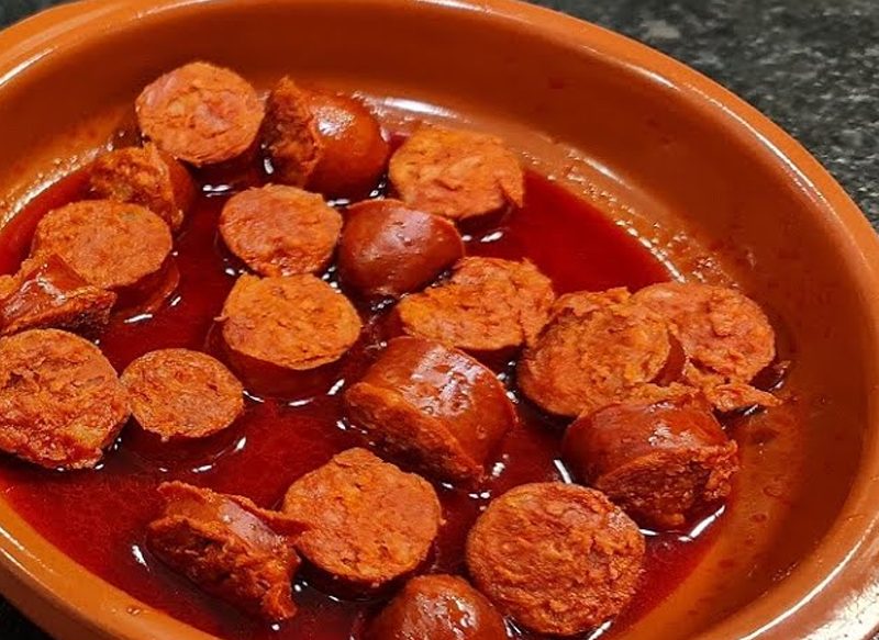 PRESENTACIÓN A LA ASTURIANA DEL CHORIZO A LA SIDRA