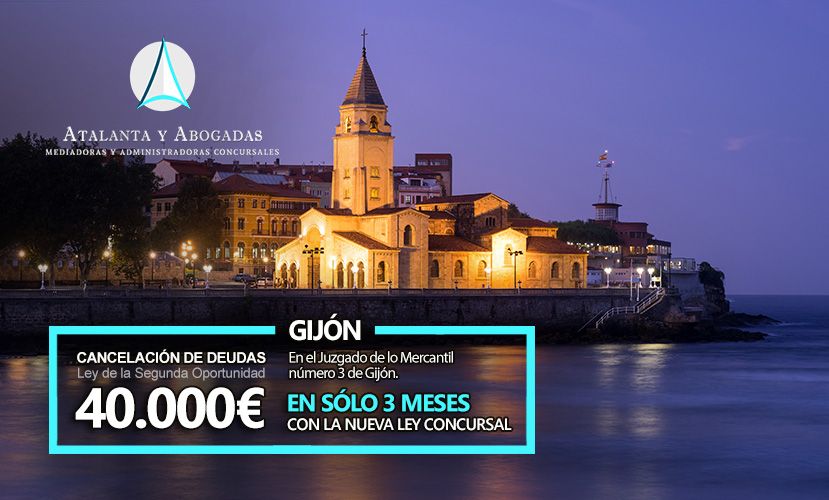Atalanta y Abogadas cancela 40.000 euros en 3 meses en el Juzgado Mercantil número 3 de Gijón 1 Moncloa ATALANTA gijon Moncloa