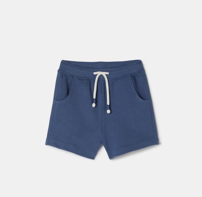 Bermuda de bebé niño liso con cordón el corte ingles