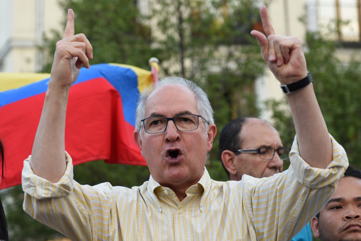 Antonio Ledezma, ex alcalde de Caracas, exiliado en Madrid.