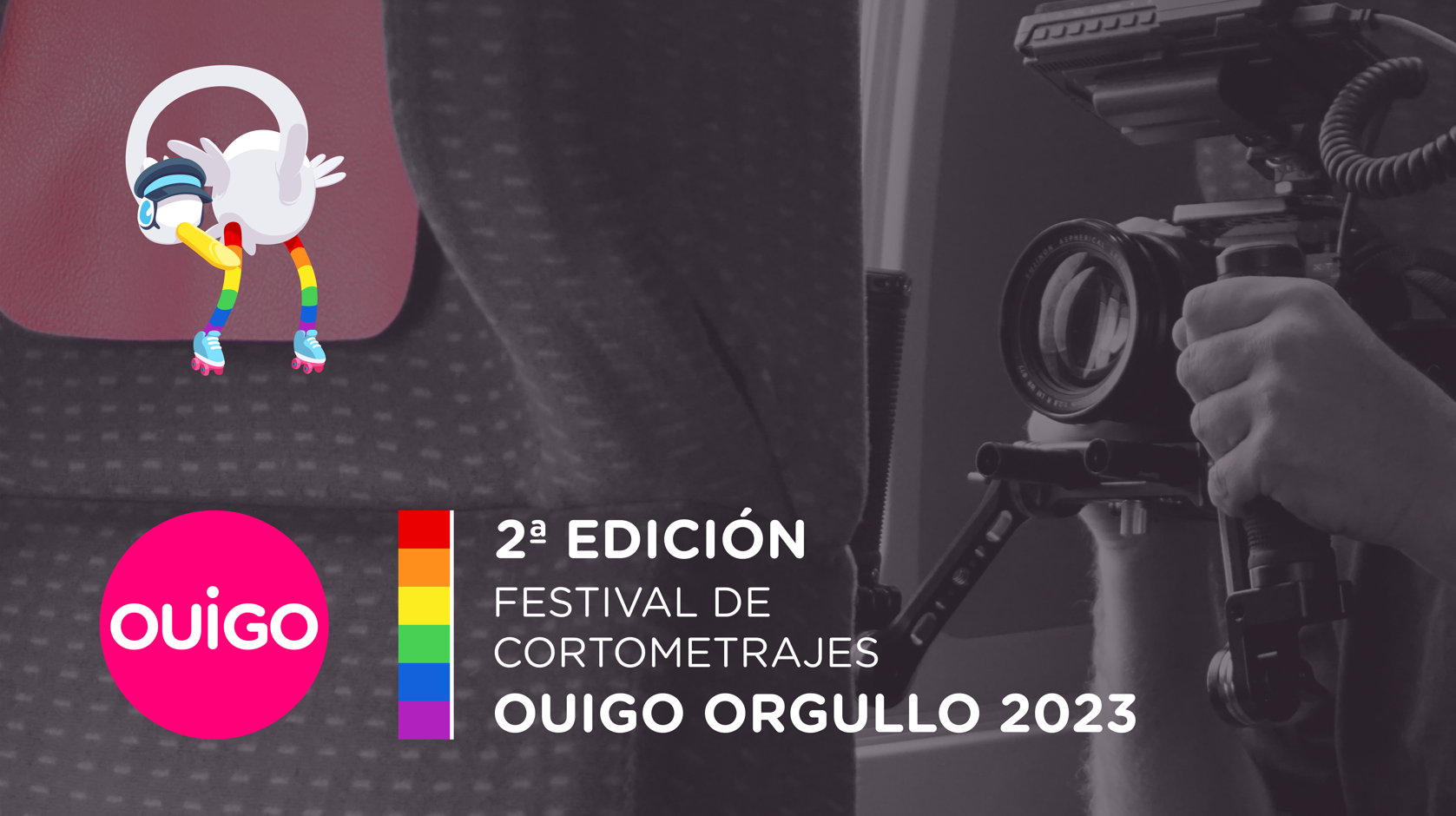 OUIGO invita a participar en el Concurso de Cortometrajes OUIGO Orgullo 1 Moncloa OUIGO invita a participar en el Concurso de Cortometrajes OUIGO Orgullo