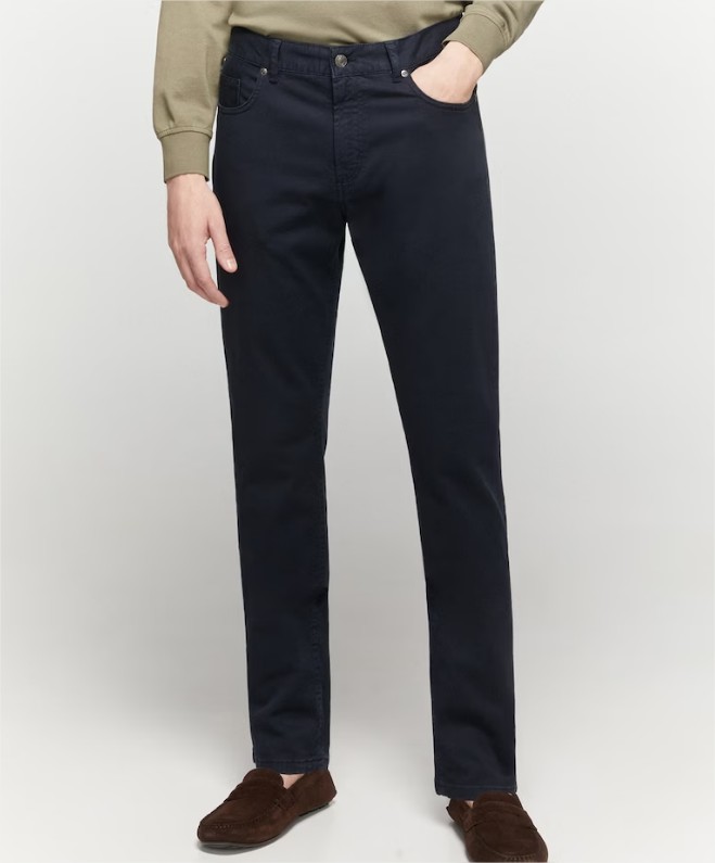 Pantalón cinco bolsillos recto de hombre el corte ingles