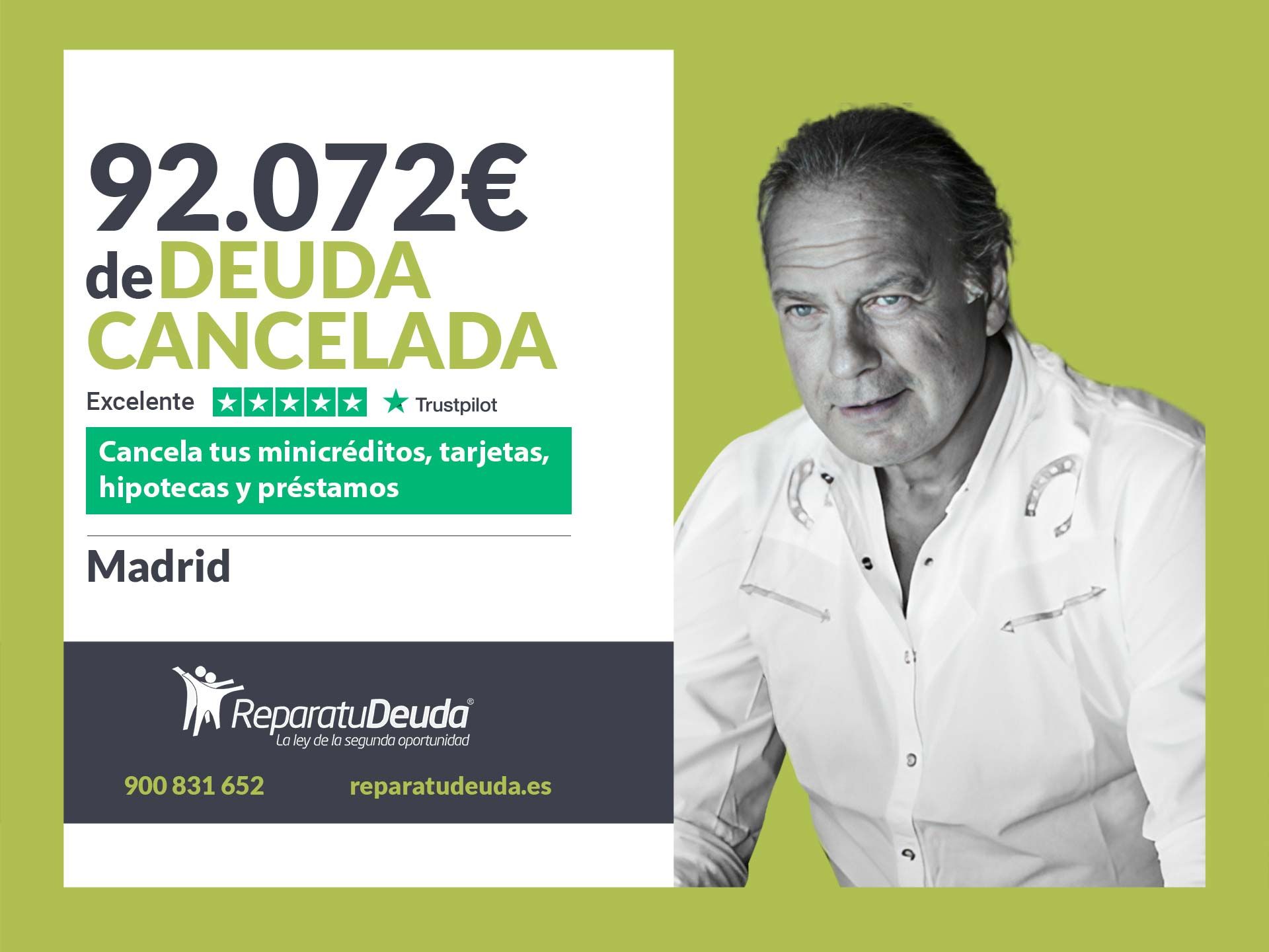 Repara tu Deuda Abogados cancela 92.072€ en Madrid con la Ley de Segunda Oportunidad 1 Moncloa Repara tu Deuda Abogados cancela 92.072? en Madrid con la Ley de Segunda Oportunidad