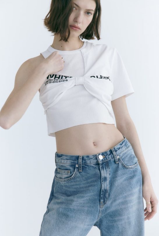 camiseta superposicion rib
