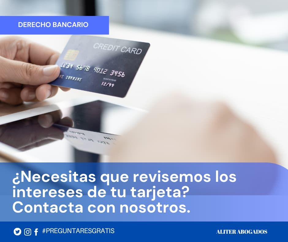 Aliter Abogados explica cómo reclamar los intereses abusivos de las tarjetas revolving 1 Moncloa tarjetas revolving Moncloa