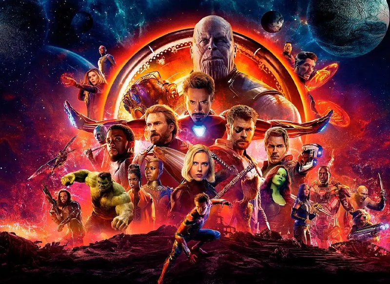 AVENGERS: INFINITY WAR, ENTRE LAS PELÍCULAS MÁS TAQUILLERAS