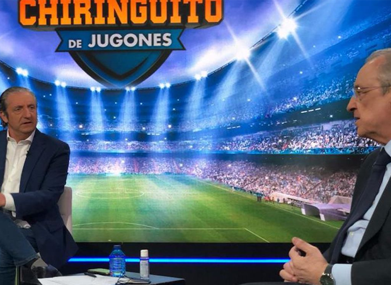 FLORENTINO Y SU ENFADO CON EL PROGRAMA DE PEDREROL