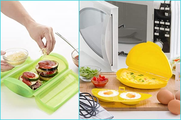Amazon 10 artilugios para cocinar platos en el microondas en minutos