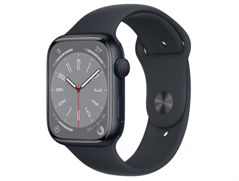 Apple Watch Series 8 GPS 45mm con caja de aluminio medianoche y correa deportiva medianoche el corte ingles