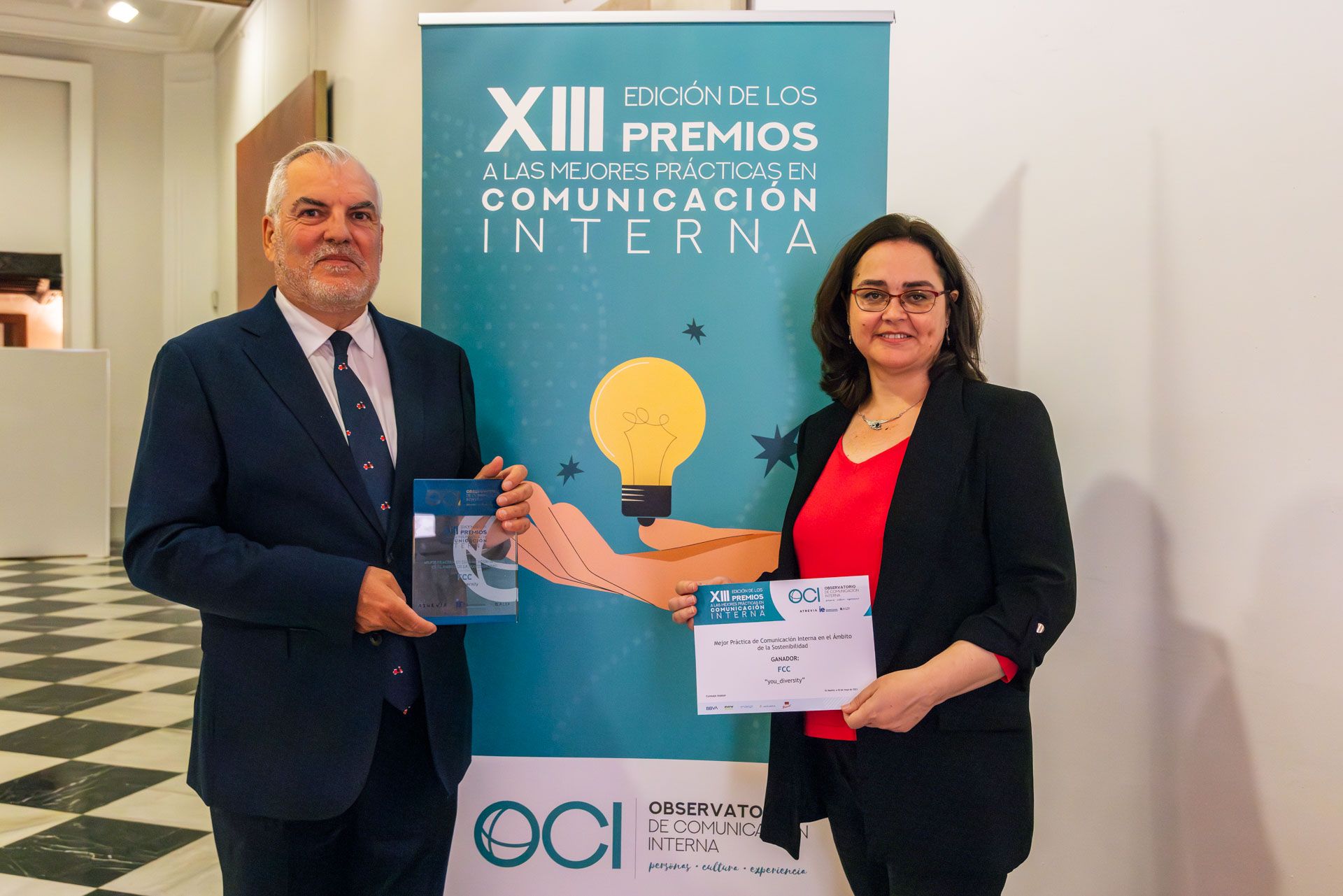 FCC recibe el premio a la mejor prctica de comunicacin interna por su proyecto You diversity Moncloa