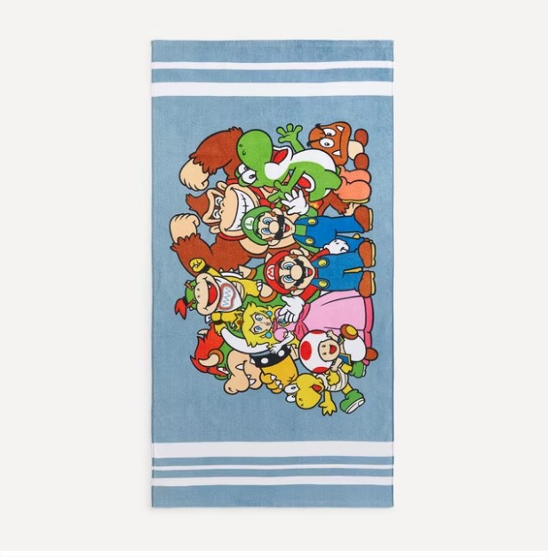 Toalla de playa infantil Mario Bros Nintendo el corte ingles