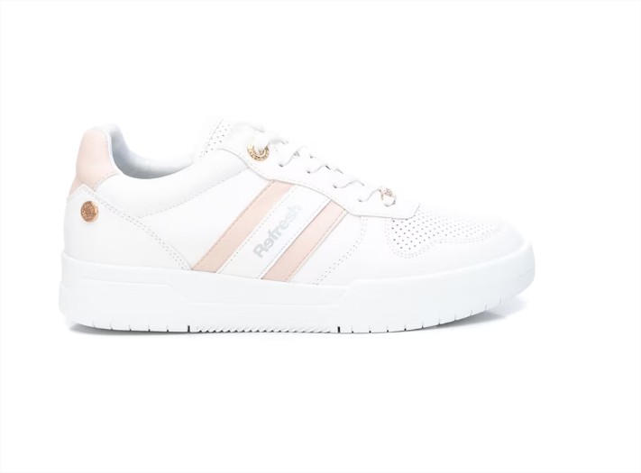 Zapatillas deportivas de mujer color beige con cierre de cremallera ·  Refresh · El Corte Inglés