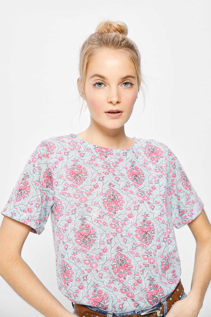 camiseta estampada springfield