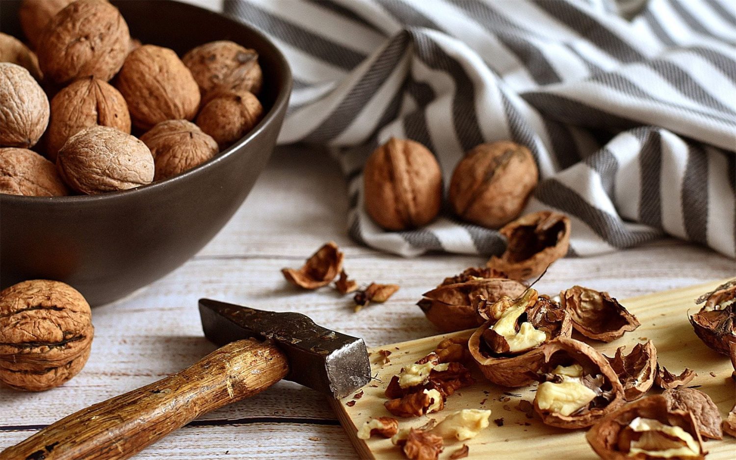 Las nueces son ricas en antioxidantes