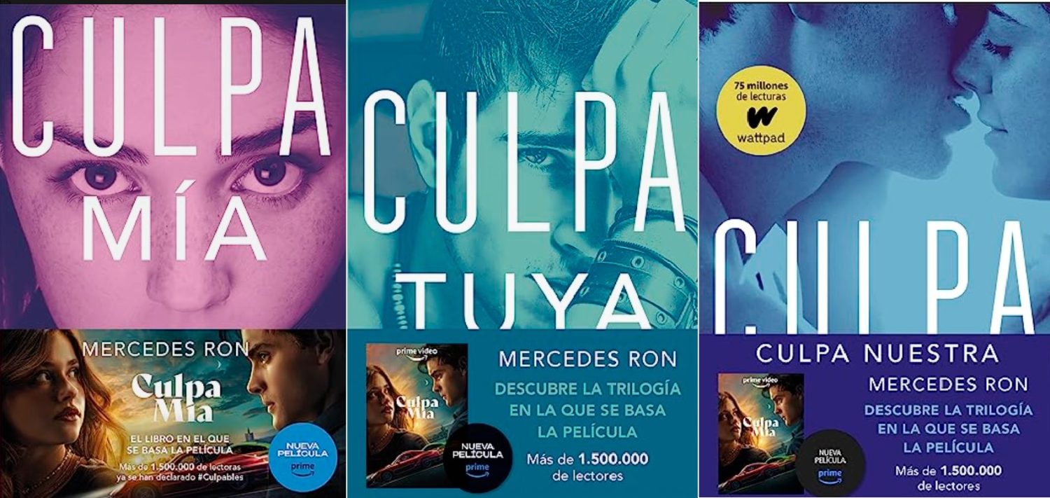 Culpa Mía, Culpa Tuya y Culpa Nuestra; sigue la historia de Amor de Nick y Noah con el pack de Amazon de la trilogía Culpables