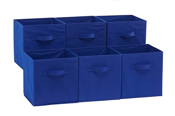 Estos cubos de almacenamiento de tela de Amazon por tan sólo 18,30 euros son perfectos para hacer el cambio de armario