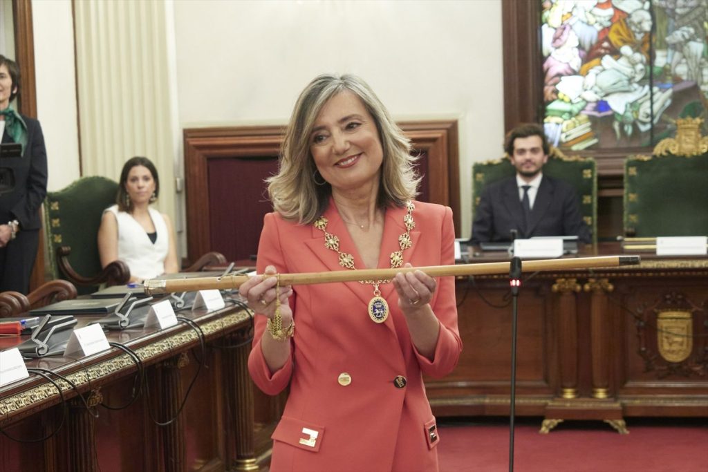 Cristina Ibarrola (UPN), alcaldesa de Pamplona
