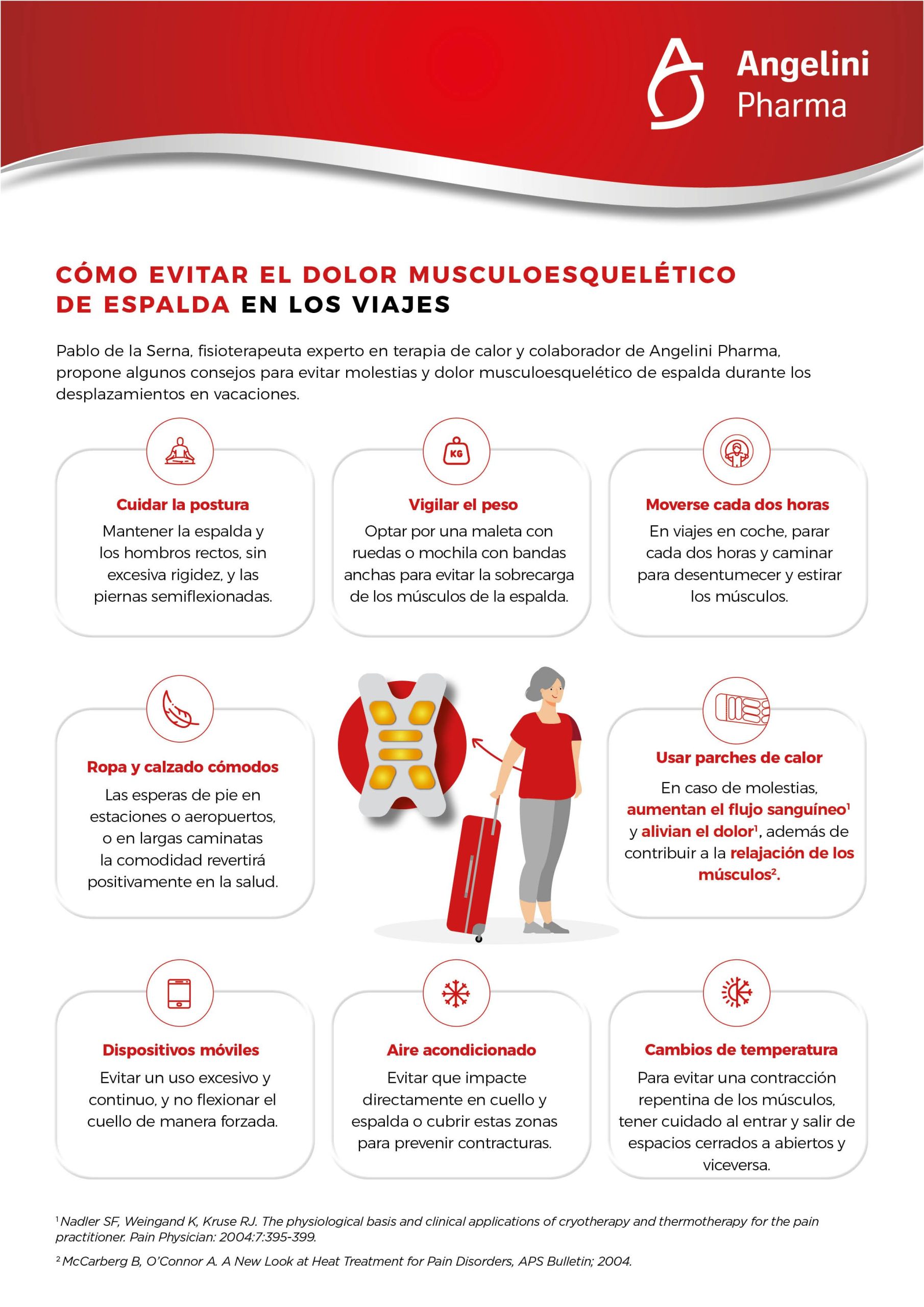 Cómo evitar el dolor de espalda en los viajes, según Pablo de la Serna 1 Moncloa INF Dolor espalda viajes MedGen junio2023 scaled Moncloa