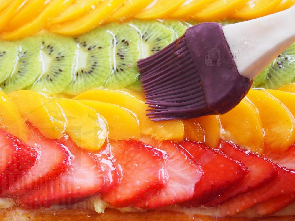 brillo tarta de frutas