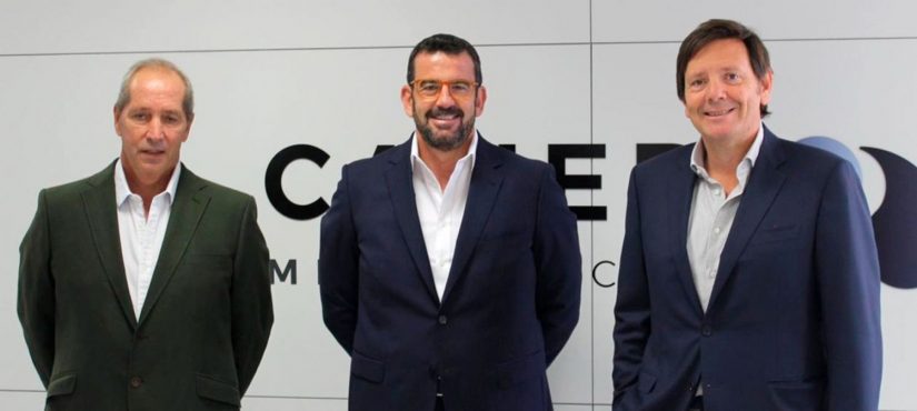 Los directivos de Caher, Suma Capital en la compra de Winchannel