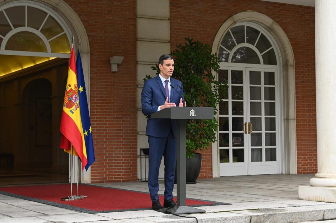 pedro sanchez adelanta las elecciones al 23J