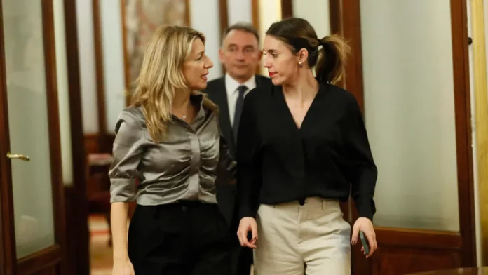 Yolanda Diaz-Monteristas- Irene Montero