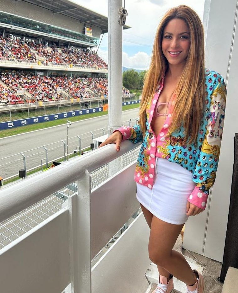 shakira en el gp espana